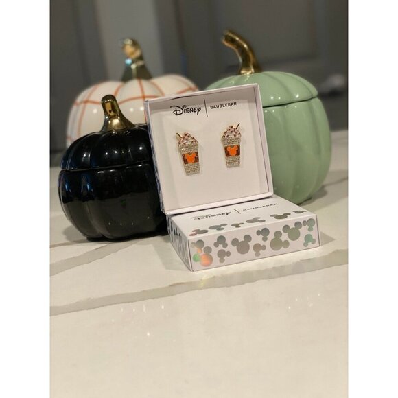 Disney Baublebar Pumpkin Spice Earrings - Picture 1 of 2
